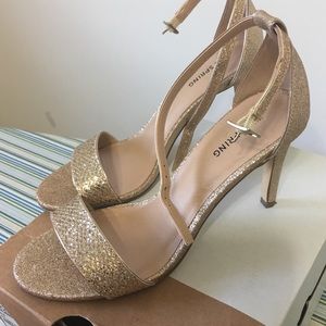 Gold Dressy Shoes